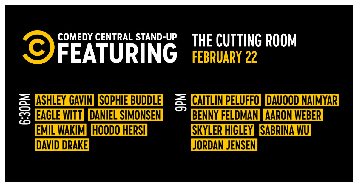 Comedy Central at the Cutting Room