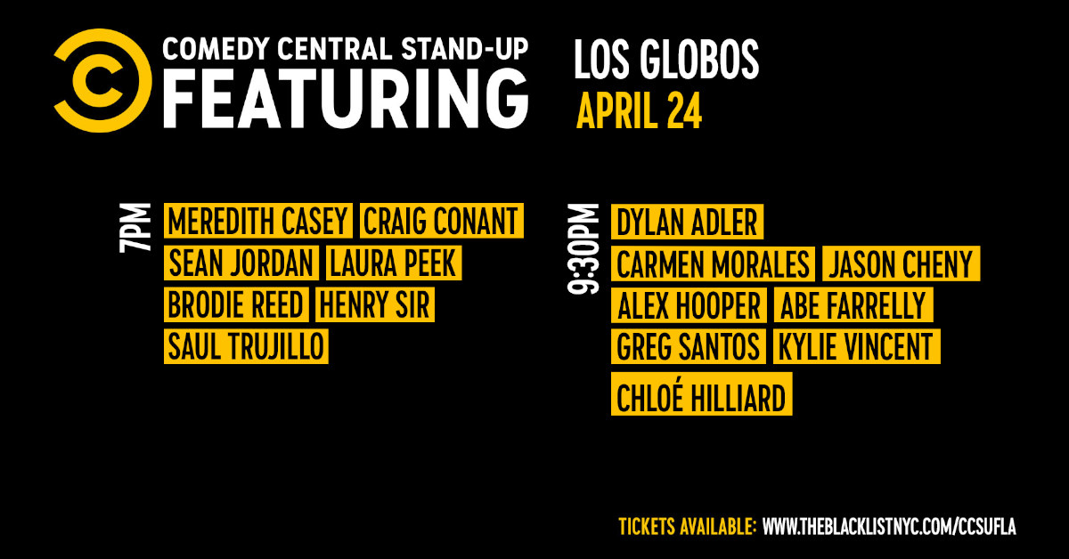 Comedy Central at Los Globos
