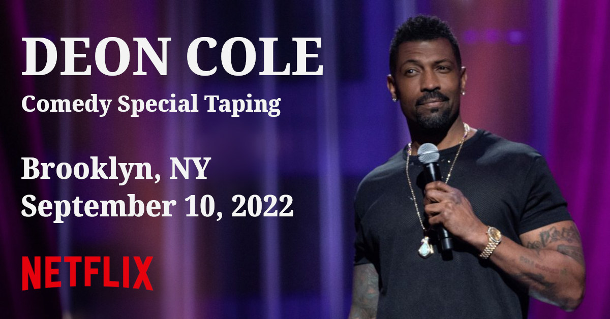 Deon Cole | Comedy Special Taping